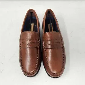 Men\'s 9.5 Rockport Preston penny loafers in Tan Tumbled CI7651 Rockport | Shoes | Mens 95 Rockport Preston Penny Loafers In  main image 4